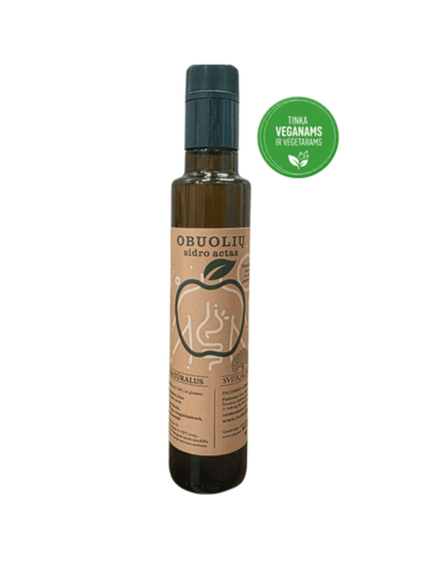 Obuolių sidro actas-su acto motinėle, 250 ml