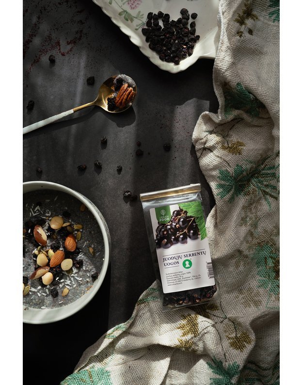 DŽIOVINTOS JUODŲJŲ SERBENTŲ UOGOS, 50 G 2