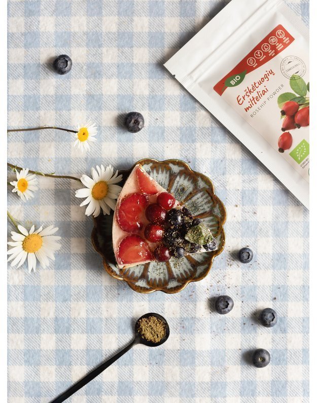 Erškėtuogių milteliai (be sėklų) - EKOLOGIŠKI, 100 g 1