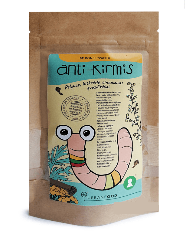 Anti-kirmis mišinys su gvazdikėliu, 21 g