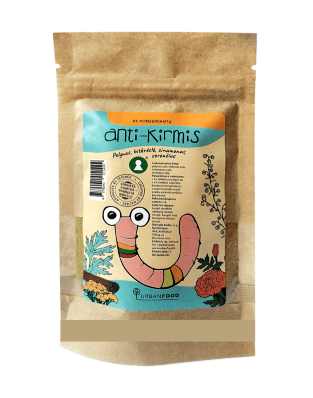 Anti-kirmis mišinys su serenčiumi, 21 g